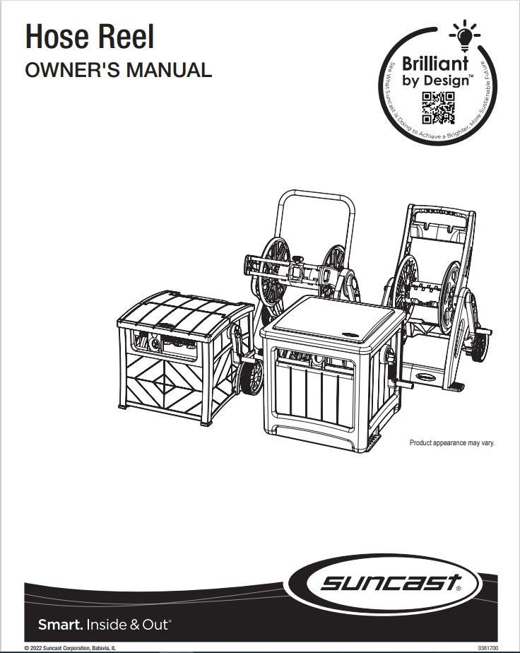 Universal Hose Reel Assembly Manual (English) Suncast